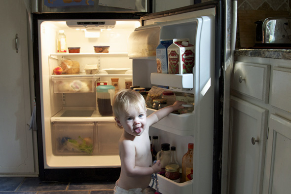 Poor Daisy is being forced to eat condiments this month. (Just kidding).