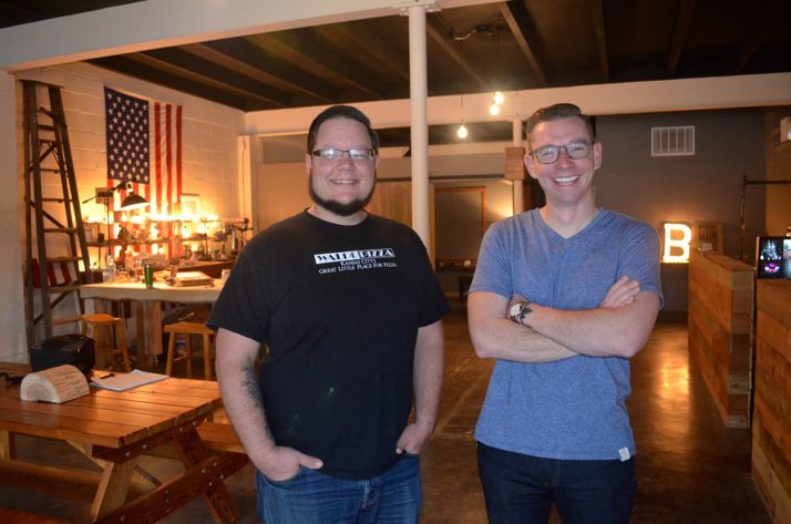 Jason Domingues and Rusty Wright at Bonfire.