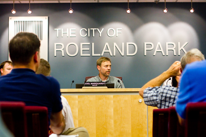 Roeland Park Mayor Joel Marquardt says a 2 mill reduction is "sustainable" for the city, and was not supportive of a more aggressive reduction.