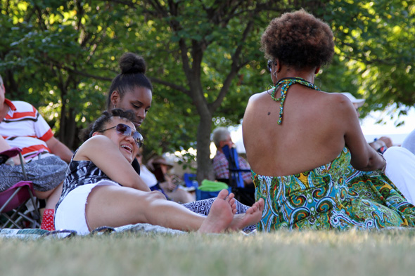 Arrive early for the best seats near the stage.