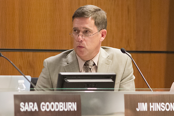 Superintendent Jim Hinson .