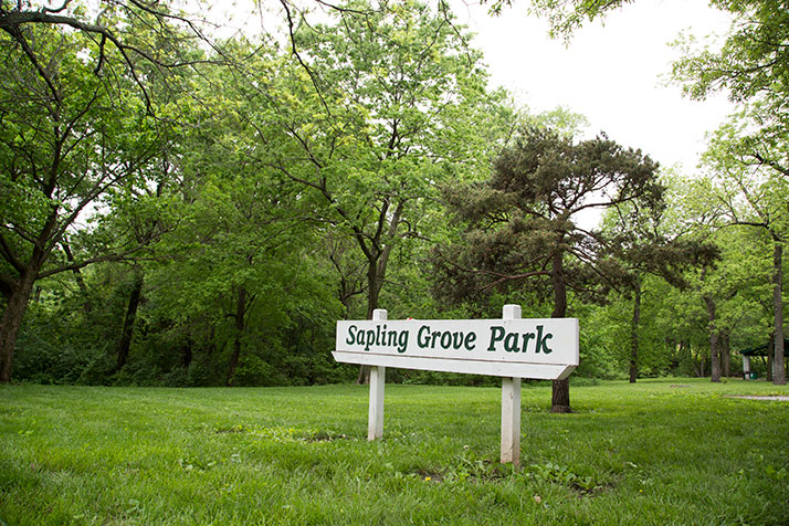 Sapling Grove Park is just a few minutes from downtown Overland Park.