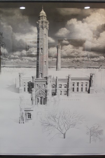 Merit Award: "Study in Light and White" by Jack Nixon.