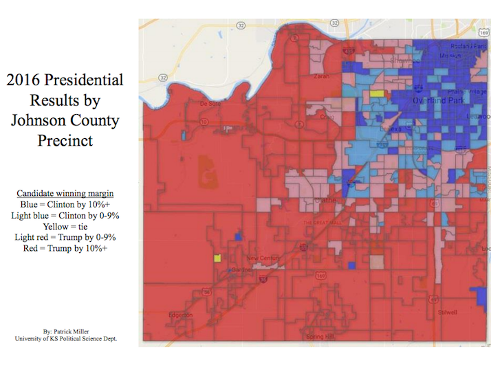 Johnson County prez vote breakdown