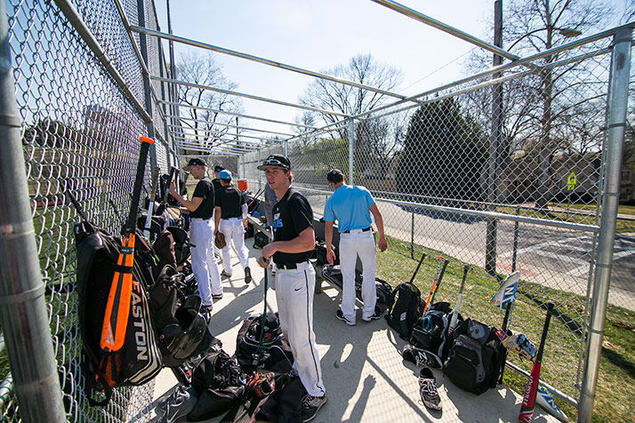 SM East's new dugouts are nearly complete, with a shelter top and windscreen still to come.