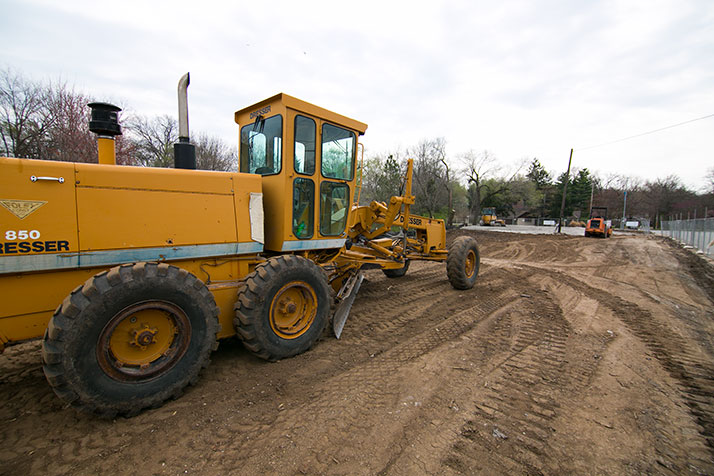 Crews have razed the three buildings that sat on the former Fairway public works site on Shawnee Mission Parkway.