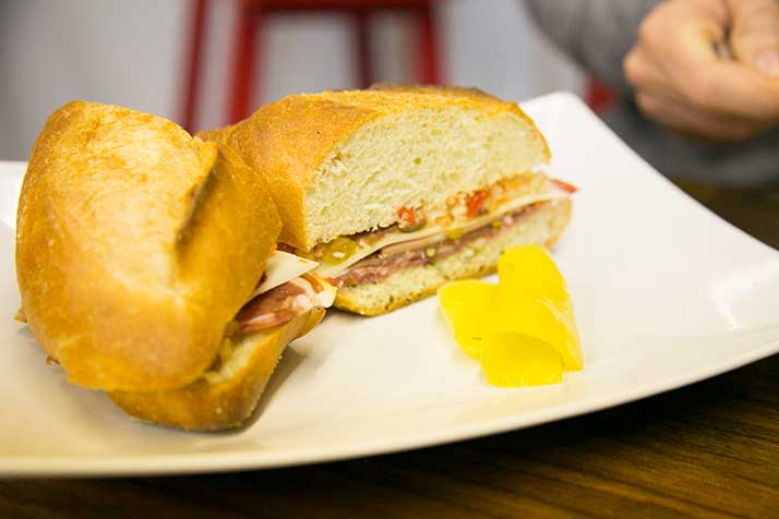 The Paisan sandwich.