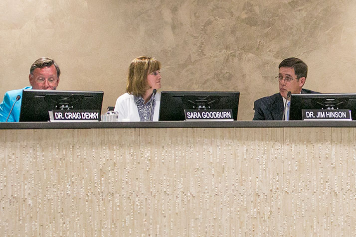 The school board in the coming months will be tasked with hiring a replacement for the departing Dr. Jim Hinson.