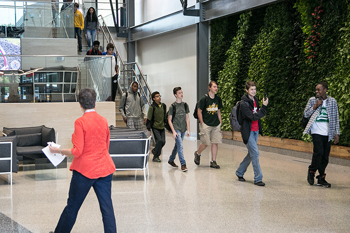 The Center for Academic Achievement is now a hub for students in the district's signature programs.