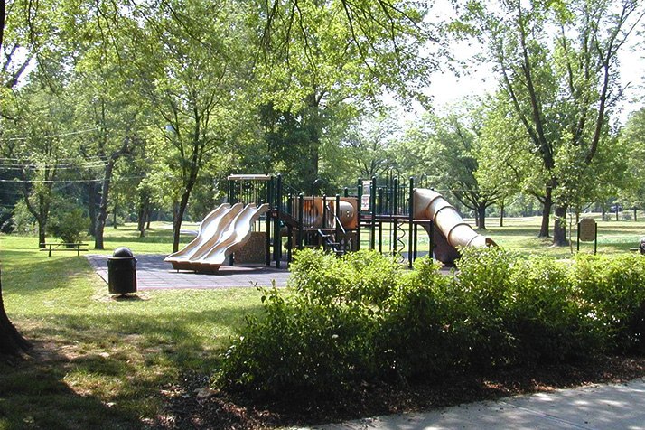 The previous playground at Quail Creek Park included a traditional mix of slides and climbing.