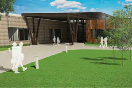 An early rendering of the Olathe School District's new Lenexa elementary.