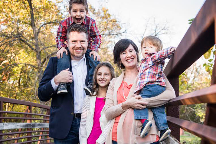 Laura Smith-Everett and family. Submitted photo.