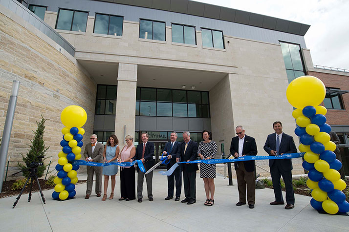 Lenexa City Center unveiling.