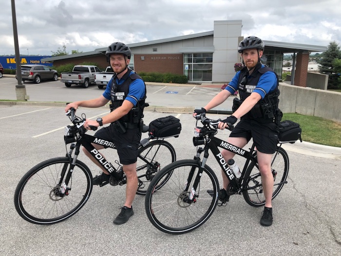 Merriam police bicycles