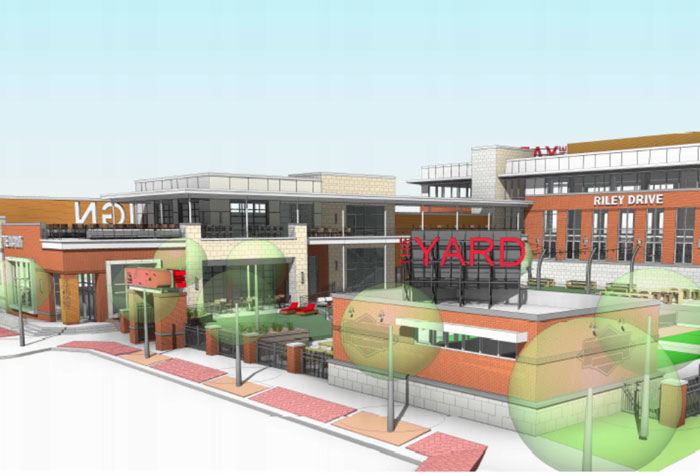 The Yard, a Riley Drive Entertainment project, was expected to bring office, retail and entertainment spaces to Lenexa. Those plans fell through sometime since 2019 and one of the business' owners faces a federal indictment. 