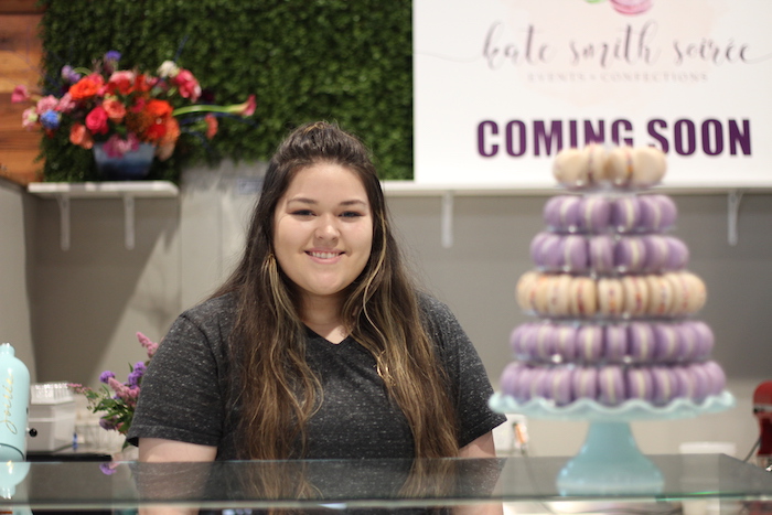 Kate Smith, owner of Kate Smith Soirée, opened her boutique bakery in the Lenexa Public Market in 2019.