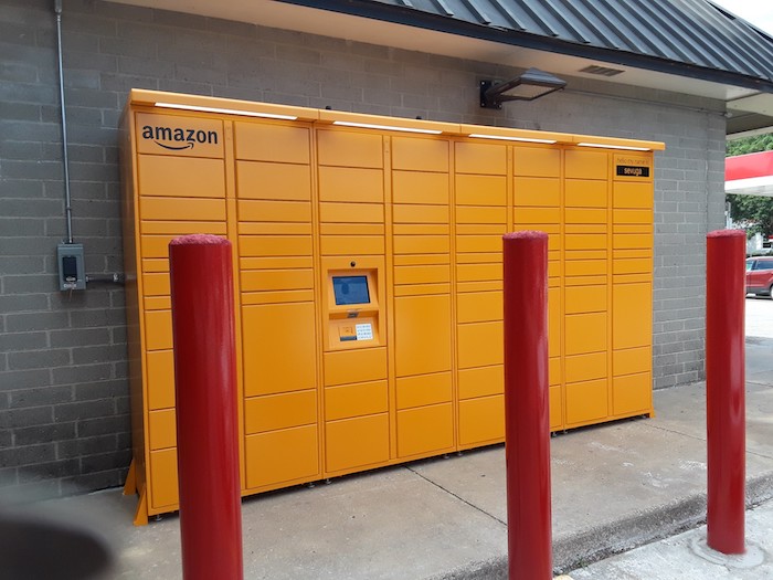 Amazon lockers for secure pickup appear in northeast Johnson County