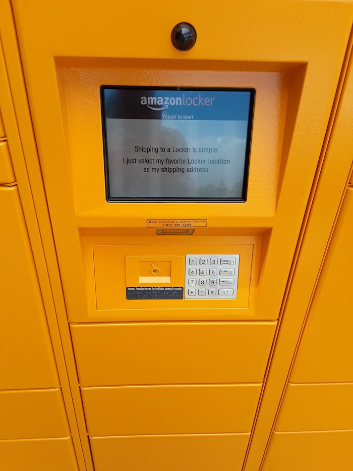 Amazon lockers for secure pickup appear in northeast Johnson County