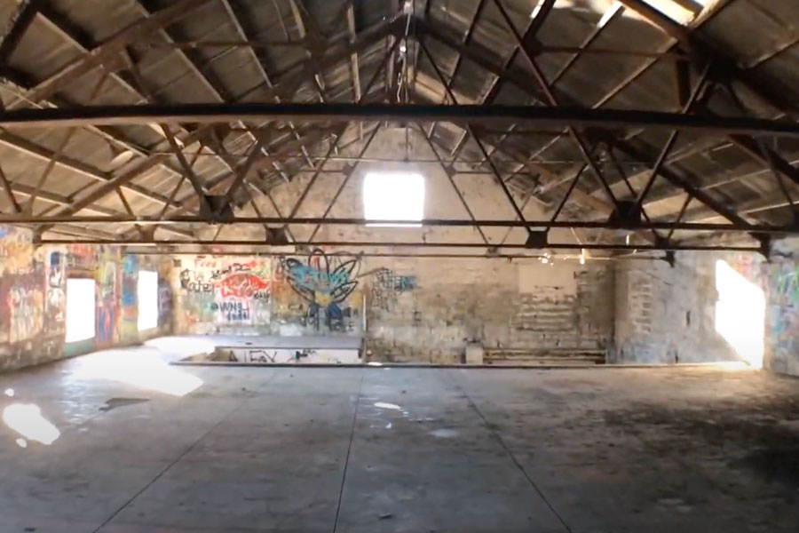 Abandoned Johnson County warehouse