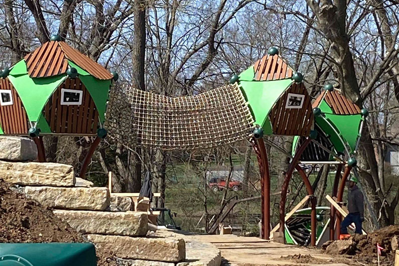 Wilder Bluff Park treetop equipment
