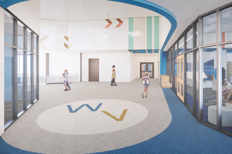 Westwood View entryway