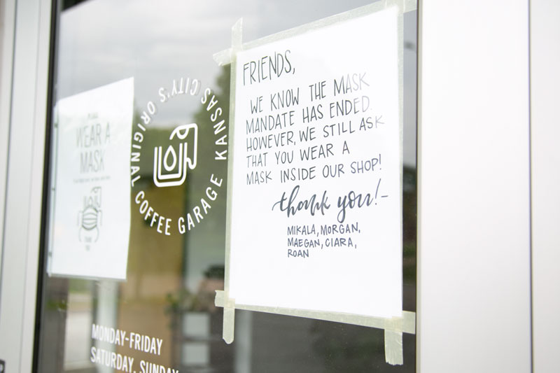 Johnson County businesses masks