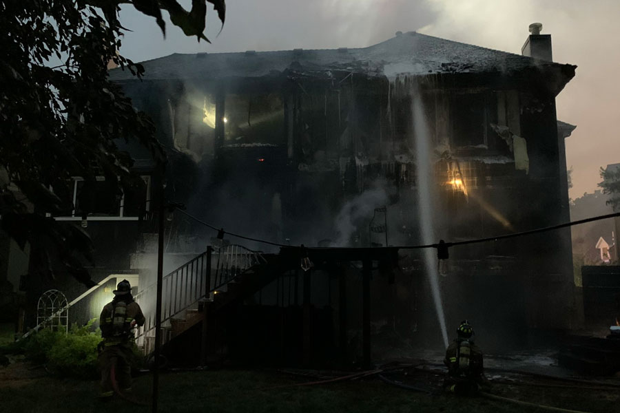 Family of 6 escapes Overland Park house fire with no injuries