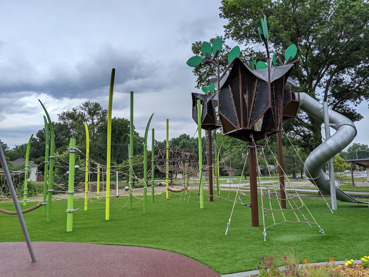 The Grove playground at Meadowbrook