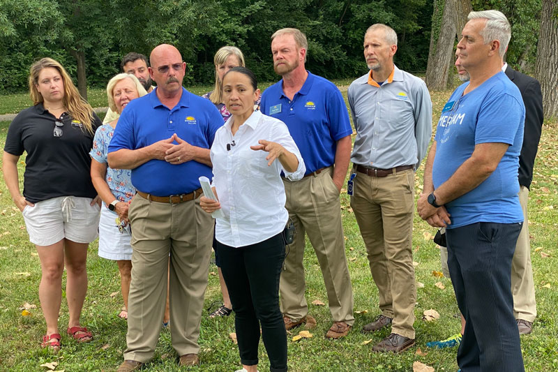 Turkey Creek levee project tour