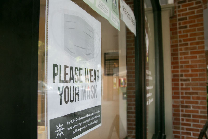 Prairie Village mask mandate