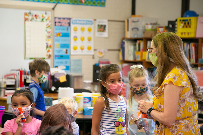 Students seek teacher help