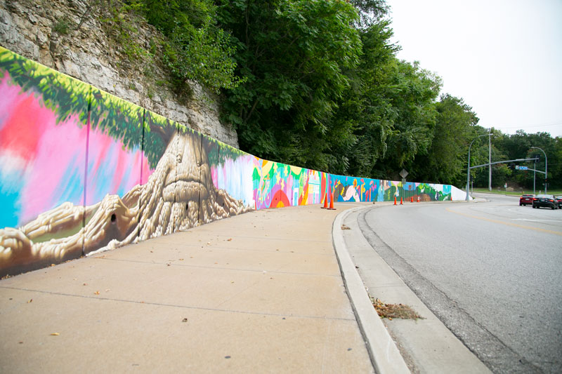 47th Street mural Roeland park