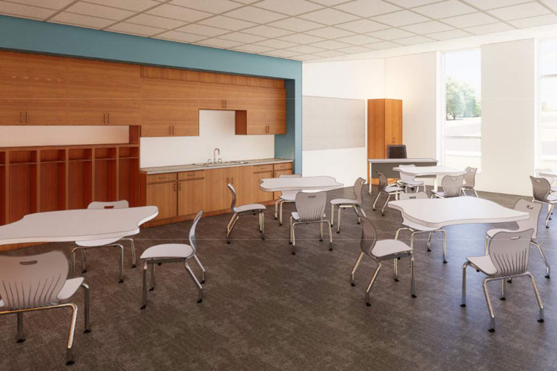 Pawnee classroom sink 