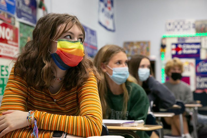 Shawnee Mission South students