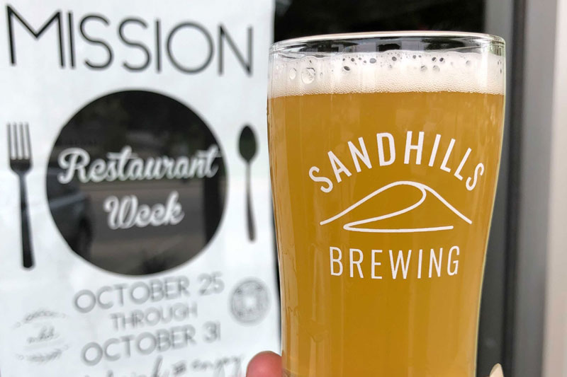 Sandhills Brewing Mission restaurant week