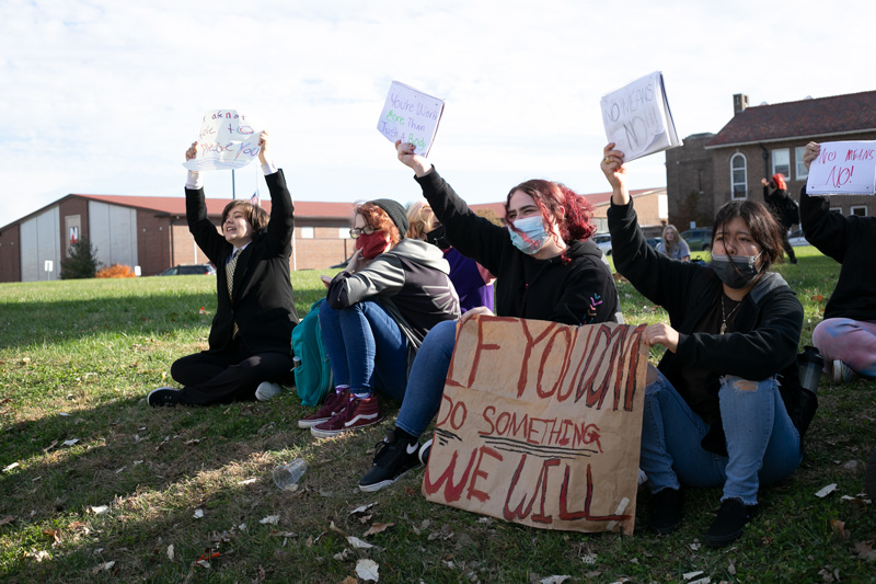Shawnee Mission North walkout