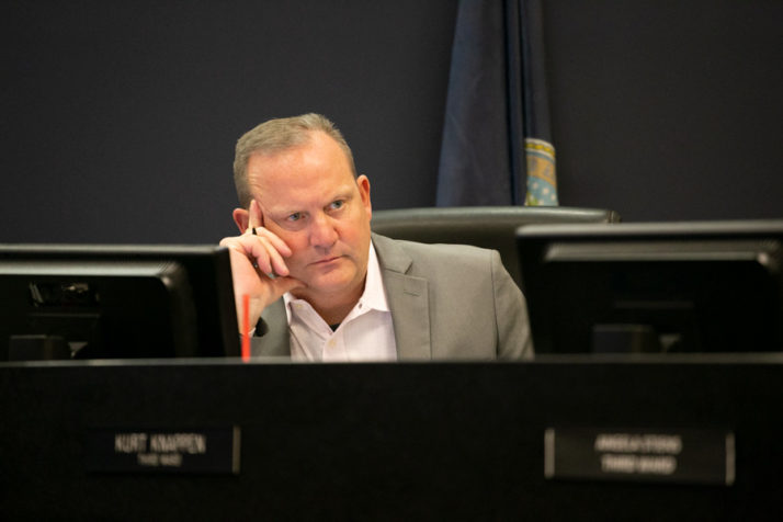 Councilmember Kurt Knappen indicated he's happy to see Midland Drive improvements start to take shape between Shawnee Mission Parkway and I-435. On Monday, April 24, he called it one of Shawnee's "most dangerous" traffic ways.