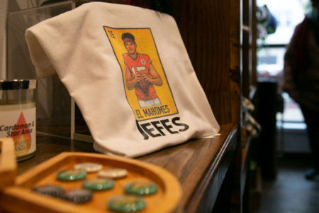 El Mahomes shirt at LUX by Mitzy