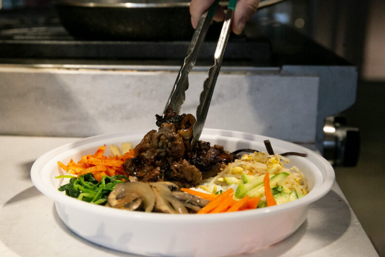 Bibimbap will be one of the core dishes on Kimchi + Bap's menu. It's a rice bowl that features different veggies and protein.