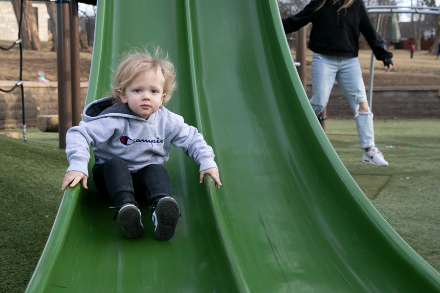 This cutie is enjoying some nice outdoor playtime at Sar-Ko-Par Trails Park in Lenexa. This park and others could get reinvestment or new development in Lenexa's long-range parks and rec master plan.