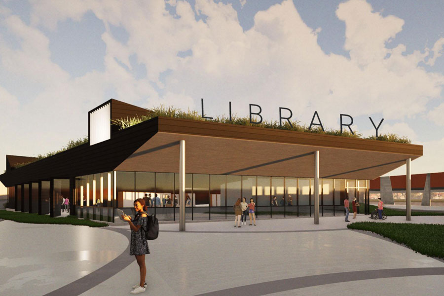 Antioch Library rendering