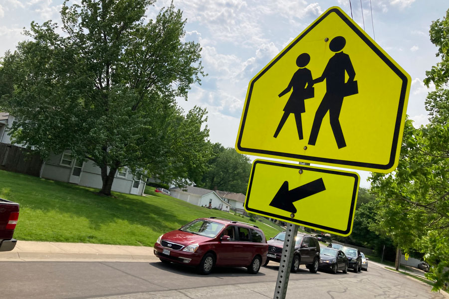 SMSD crosswalk sign