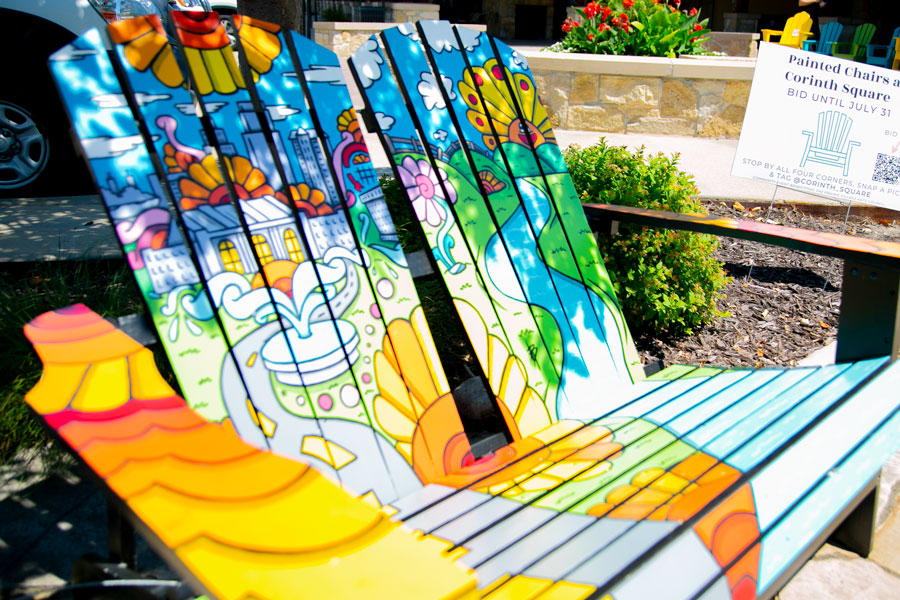 Evan Brown's Adirondack chair