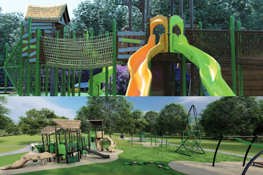 Harmon Park play structure options