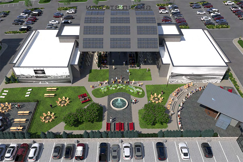 Merriam City Council approved three items related to the issuance of industrial revenue bonds for the Merriam Grand Station project on Aug. 22. File image courtesy Drake Development.