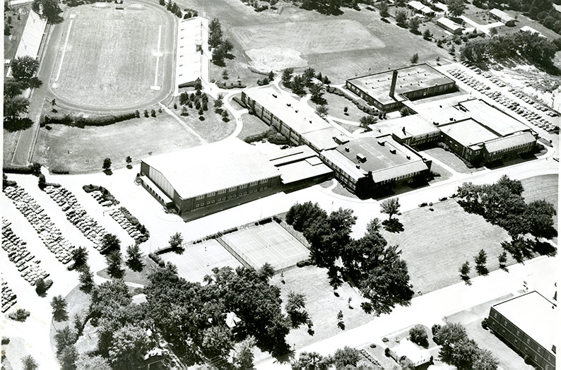 Shawnee Mission North aerial shot