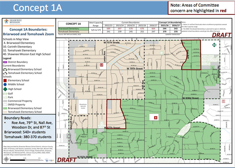 Proposed Briarwood boundary change