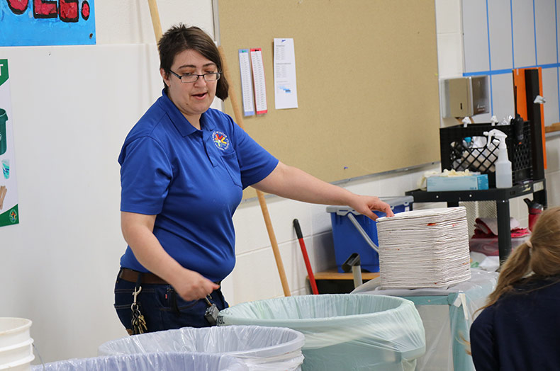 Shawnee Mission offering referrals for classified staff positions, like custodians.