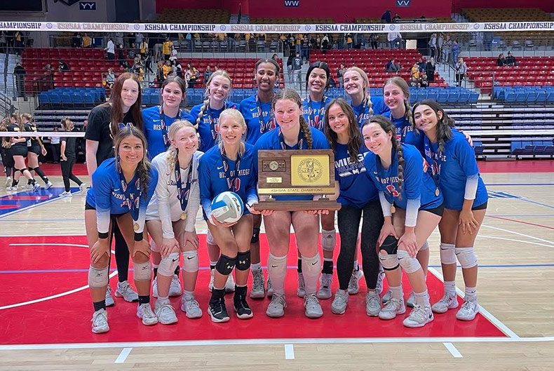 Bishop Miege Volleyball championship