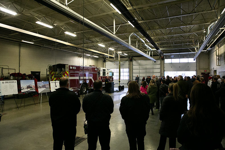 The John B. Glaser Fire Station in Shawnee is one of two that will be upgraded. 